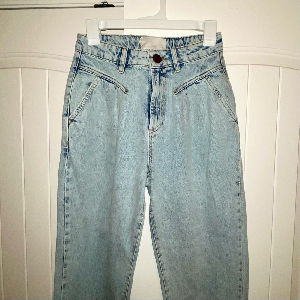 One Teaspoon Streetwalkers High Waist 80s Jean in Kansas Acid size 25